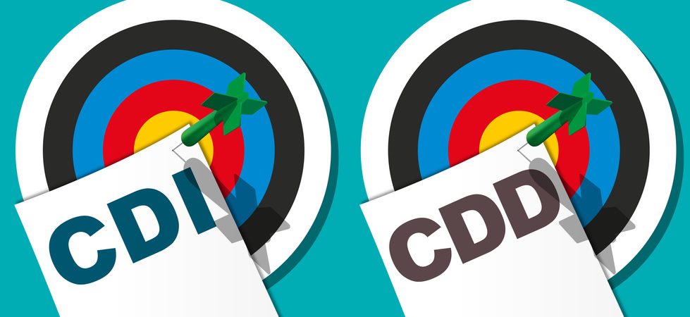 cible – CDI – CDD – travail – contrat – embauche – contrat de travail